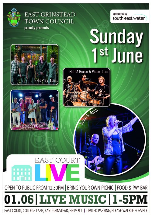 East Court Live June poster