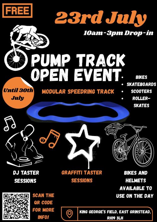 Pump Track Open Event poster